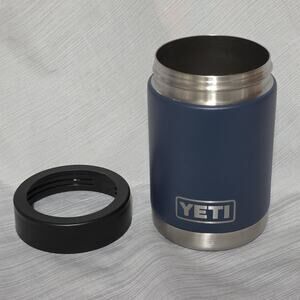 YETI Rambler 12 oz Colster Navy Blue Can Insulator - Clean New